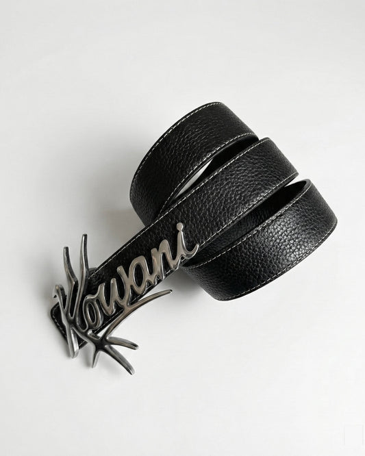 Black Leather Belt