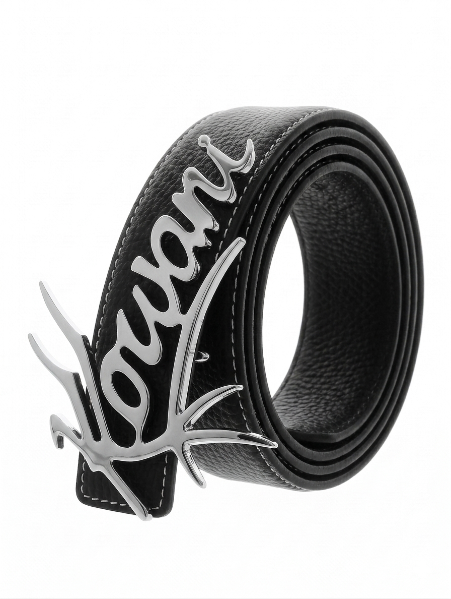 Black Leather Belt