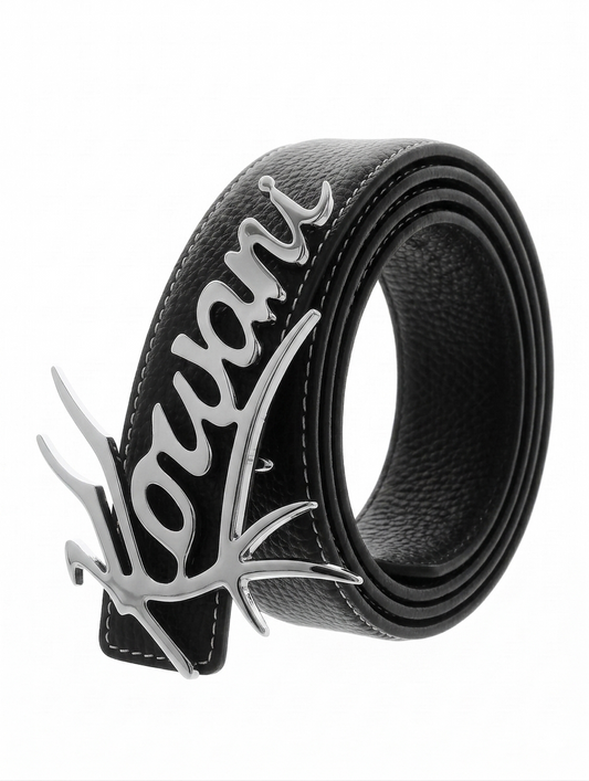 Black Leather Belt